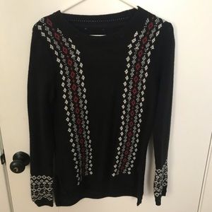 Long sleeve black sweater
